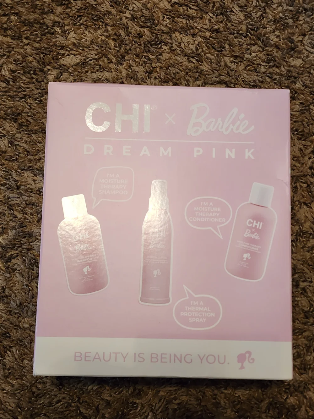 CHI x Barbie Dream Pink Moisture Therapy Set - Pink